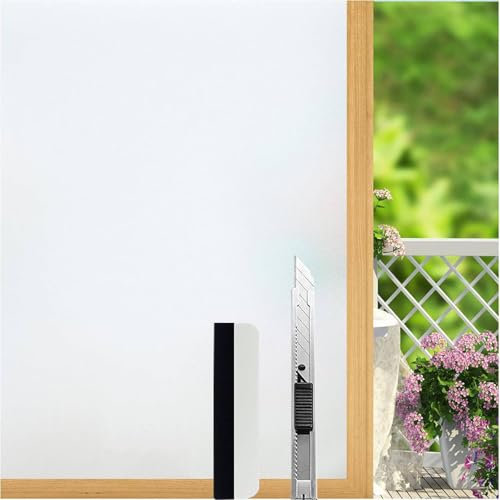Antrect Folie Fenster Blickdicht von Außen, Spiegelfolie Fenster Sichtschutz 80x200cm Fensterfolie Selbsthaftend Blickdicht Tönungsfolie Fenster Sichtschutz