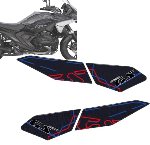 MPODYTSF Aufkleber für Motorrad Motorrad Schutz Pad Tankdeckel Aufkleber Dekoration Für BMW R1300GS R 1300 GS GS 1300 2024 2023-2024 Tankdeckel Aufkleber Aufkleber(Rosso)