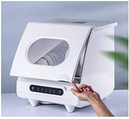 LSyySy Table Top Dishwasher,intelligent Automatic Mini Dishwasher Household,compact and Small Design,5 Programs,1 Baskets,1200w of Consumption,touch Panel