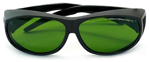 BLUETIMES OD6+ Laserschutzbrille – Professioneller Augenschutz für 200–450 nm und 800–2000 nm | Zertifiziert für Laserschneiden, Lasergravur, IPL und Faserlaser