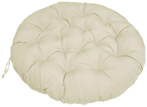 AQIGR Rundes Papasansessel Kissen Wasserdicht Sitzkissen Hängesessel Outdoor/Indoor Bodenkissen Kissen für Schwenksessel, Korbsessel Outdoor Gartenmöbel Sitzauflage Auflage(Color 3,120x120cm)