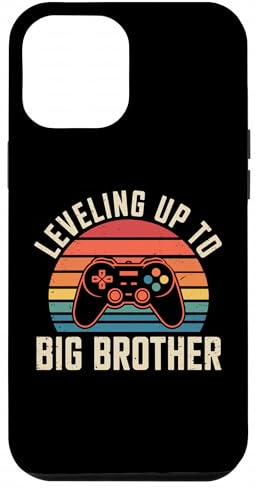 retro leveling up to big brother video gamer funny gaming Case for iPhone 12 Pro Max
