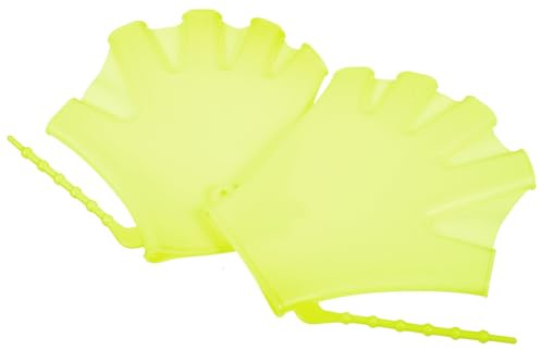 HAPINARY Guantes de Natación Niñas, Silicona Transpirable y Amigable Piel, 2 Piezas para Entrenamiento en Piscina y Buceo