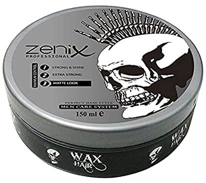 Zenix Force Natural Look Hair Wax 150ml - Professional Haarwachs für Männer - Starker Halt & Mattes Finish - Haarwax für alle Haartypen - Matt Hair Styling Wax