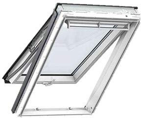 VELUX GPL MK04 2066 White Paint Triple Glazed Top Hung Roof Window 78x98cm