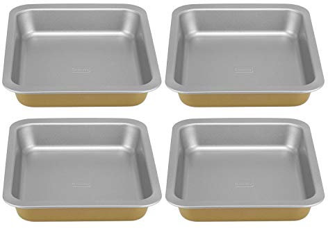 Berndes Metal Bakeware Bräter, 4 Stück, antihaftbeschichtet, innen 28 x 22 cm, außen 32 x 24,5 cm
