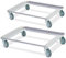 BRB 2X Alu-Transportroller für Behälter LxB 800x600 mm, Tragkraft 250 kg