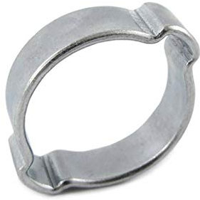 tecuro 2-Ohr - Schlauchklemme - Schelle 28-31 mm, Stahl verzinkt (W1)