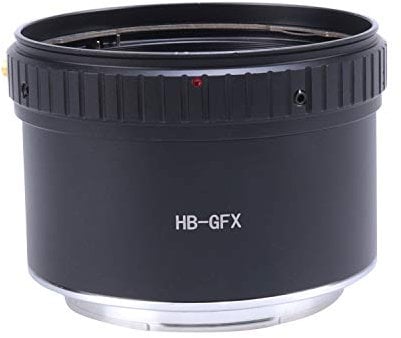 Hersmay HB auf GFX Objektivadapter kompatibel mit Hasselblad HB V CF Mount Objektiv auf Fuji G-Mount Passend für Fujifilm GFX 50S, GFX 50R, GFX 100, GFX 100S und VG-GFX1 spiegelloses Kameragehäuse