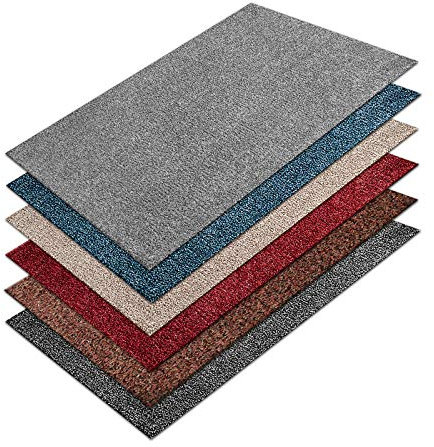 Floordirekt Sauberlaufmatte Karat | Schmutzfangmatte | Eingangsmatte aus natürlicher Baumwolle | Rutschfester Rücken aus Vinyl | Viele Farben & Größen (100 x 200 cm, Beige)