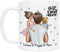 Kiddle-Design Vater Kind Tasse Personalisiert Name und Frisur Papa Kinder Tochter Sohn Baby Geschenk Kaffeetasse für Väter Vatertag Geschenk