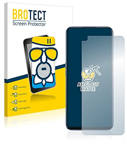 BROTECT Protector Pantalla Mate Cristal para realme 8 5G Protección Anti-Reflejos
