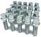 Car alloy wheel bolts M14 x 1.5 17mm Hex with an extended 35mm thread taper seat zinc plated 10.9 carbon steel (20)