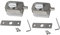 2 Stück in Packung Zonadah hochwertige 304 Edelstahl Glastürschlösser, Bodenriegelschloss, Bodenschloss für Badezimmer, WC, Geschäft, rahmenlose Glastüren – quadratisch
