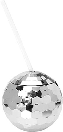 Discokugel Trinkbecher Mit Strohhalm, Partybecher Getränke Becher , Disco-Flash-Cocktailbecher, Trinkbecher Funkelnder Glitzer-Cocktailbecher Für Nachtclub-Bar-Partys Oder Junggesellinnen Abschiede