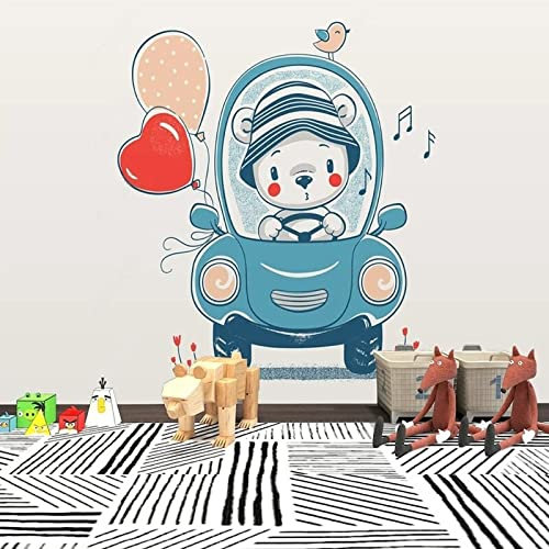 XAONUO Love 3D Wall Murals for Bedrooms Adults Hearts Balloons Animals Photo Wallpaper 350X254Cm Creative DIY Wall Art Mural Decoration Decal for Living Room Dining Room Bedroom Decor