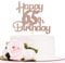 Sotpot Rose Gold Glitter 65 Cake Topper, 65th Birthday Cake Decorations for Birthday Party Anniversary Party Supplies