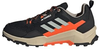 adidas Herren Terrex AX4 Hiking Shoes Wanderschuhe, Core Black/Wonder Silver/Orange, 46 EU