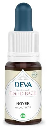 Noyer (walnut- n°33) bio (15 ml) - Deva - Les 38 Elixirs de Bach