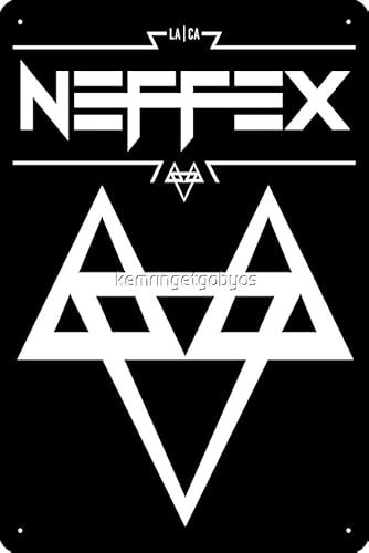 Neffex Metall-Blechschild, 30,5 x 20,3 cm, lustige Männerhöhle, Heimbüro, Bar-Dekoration