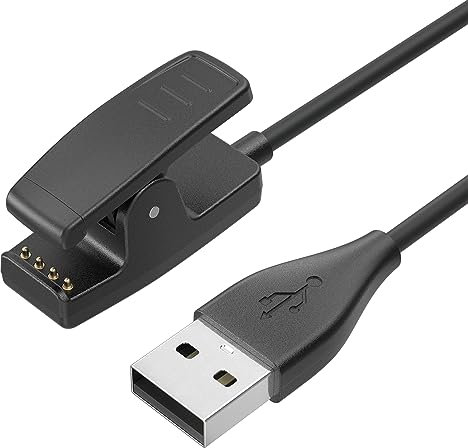 Wanme Cargador Reloj para Garmin Forerunner 235/ Forerunner 230/ Forerunner 30/ Forerunner 35/ Forerunner 630/645 / Forerunner 735XT, Cargador Portátil de Carga Rápida USB de 100cm para Garmin Lily