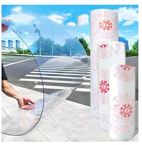 AFGZQ Pannelli Serre Policarbonato Trasparente, Copertura Tetto Pergola, Rivestimento UV | Facile Tagliare Durevole E Leggero for Capannoni, Tetti E Serre(Size:5.1 x 32.8ft)