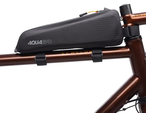 Oxford Aqua Evo Adventure Top Tube Pack XL OL963 | Waterproof Bike Frame Bag for Bicycle, Black