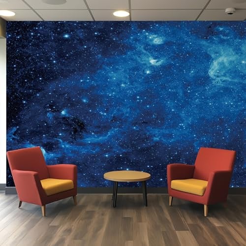 Generisch Fototapete Universum Galaxie 350x256, Nachthimmel Weltall Cosmos Tapete Fototapeten, Schlafzimmer Wohnzimmer, Vlies Tapeten Wandtapete, XXL Wandbild Wand Deko A457