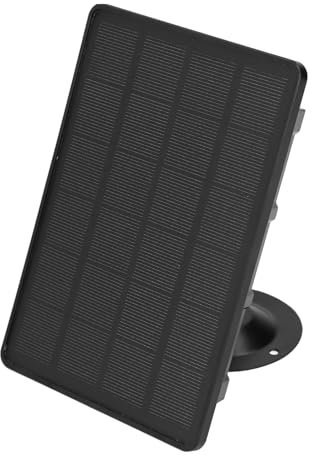 Acouto Divers Panneaux Solaires de la Caméra de Sentiers 6 V 1.6A 5V 2A 3.2W Force de Chargement pour la Batterie de Lithium de Caméra Extérieure avec Plusieurs Fonctions de Protection pour Une