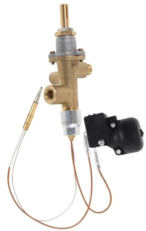 Gogogmee Kit de Thermocouple Gaz et Capteur D'inclinaison pour Parasol Chauffant Extérieur, Pièce de Réparation Résistante à l'usure en Laiton et Plastique, Protection Sécurité
