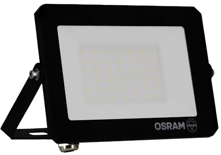 Osram Projecteur LED LUX moderne 30 W, 2 700 lm, 6 500 K, IP65, aluminium | FLOODLIGHT LUX, Outdoor Lighting (Special), Noir, 30000 h, pack de 1