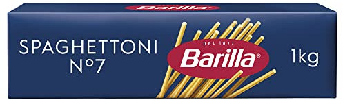 Barilla Pasta Klassische Spaghettoni n.7 aus Hartweizen immer al dente, (1 x 1 kg)