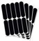 B REFLECTIVE - 4 x Set Aufkleber Retro Reflektierende Aufkleber Motorradhelm, Fahrrad, Roller,... – Reflektor Nacht Sichtbarkeit Signalisierung - Hohe Sichtbarkeit & Haftung - Diskret & Design