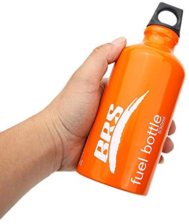 Botella de combustible vacía de 0,53 l para gasolina, alcohol, gas líquido.