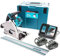 Makita DSP600ZJ 36V Brushless Plunge Saw with 2 x 5Ah Batteries, Charger & Rail