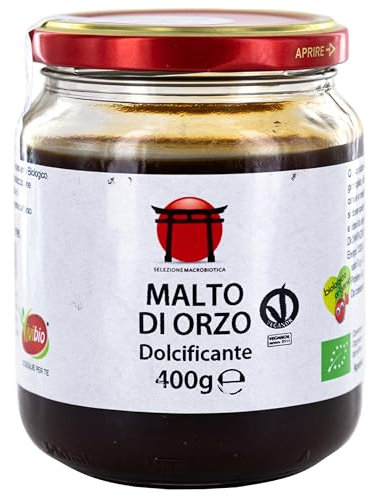 Vivibio Malto d'Orzo Biologico - Estratto Naturale per Cottura e Cottura - 400 g