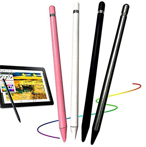 Stylet à écran Tactile Compatible pour iPhone iPad Samsung Tablette de téléphone, Stylet à écran Tactile capacitif Universel Mince pour écrire Un Dessin (Noir)