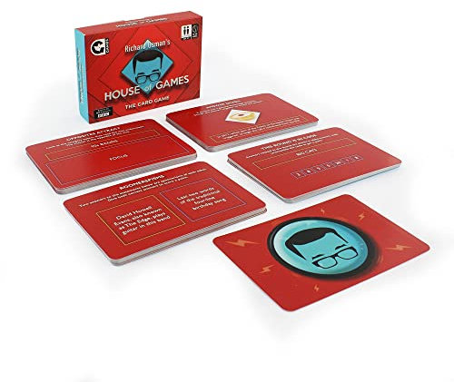 Ginger Fox Richard Osman's Official House Of Games Card Game - Based on BBC Series - Hilarious Trivia Challenges