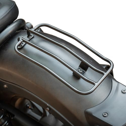 Lorababer Motorcycle Rear Fender Luggage Rack Plate Cargo Shelf Rear Solo Seat Luggage Support Shelf Compatible with H-onda Rebel CMX1100 CM1100 CMX 1100 CM 1100 2021 2022 2023 Steel Cargo Carrier