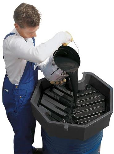 DENIOS - FALCON Trichter aus Polyethylen (PE) für 22 Liter Fässer inkl. Sieb