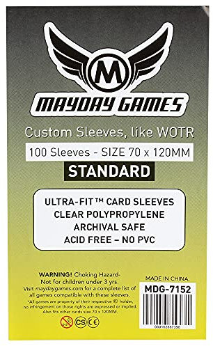 Pixxass MayDay Standard Large/Custom Sleeves Hüllen 70x120mm (100 Stück) - 7152