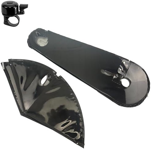 Set Kettenkasten + Mantelschoner Hollandrad 28 Schwarz inkl. Fahrradklingel