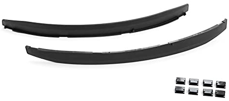 Audi Radspoiler vorn Nachrüstsatz Kotflügelverbreiterung Spritzschutz, Schwarz, Kunststoff, glänzend schwarz