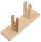 FOMIYES Japanese Folding Fan Stand, Wooden Display Holder for Handheld Folding Fans, Decorative Base for Home, Office, Store, Smooth Surface, Assorted Color
