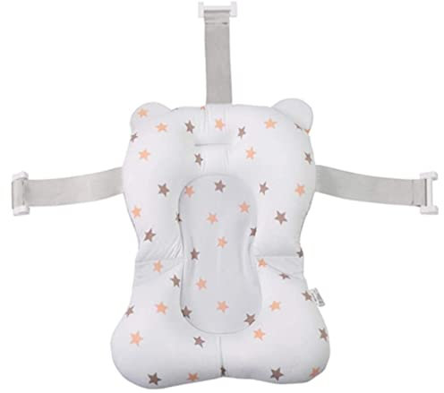 Baby Badebad Baby Badekissen weiche Nicht-Schlupf-Babybad Matte bequemes schwimmendes Bad für Neugeborene Kleinkinder 0-18 Monate Babybaby Bad Matte