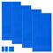 shineFinder 4 base Plates Compatible with Lego, Baseplate 5x10 with 16 x 32 stud board (Blue)