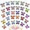 TSHAOUN 40 Pieces Magic Flying Butterfly Rubber Band Powered Butterfly Magic Fairy Flying Butterfly Card for Birthday Gifts, Performance Props, Surprise Gifts, Magic Show Decoration (Random Color)