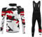 UGLY FROG 23WCX Radtrikot Herren + 20D Gepolsterten Long Bib Pants Rennrad Anzüge Winter Thermo Viles Fahrradbekleidung Mountainbike XS-6XL