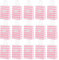 15 Pcs Sac en Papier Colorés avec Poignée, 15x8x21cm Sac Cadeau Cadeaux en Papier Kraft, Pochettes Cadeaux Recyclable, Sac Cadeaux en Papier de Taille avec Poignée pour Mariage Anniversaire (rose)