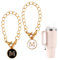2pcs Stanley Cup Pendant Accessories, Personalized Name ID Alphabet Pendant Chain for Stanley Tumbler (Letter M)